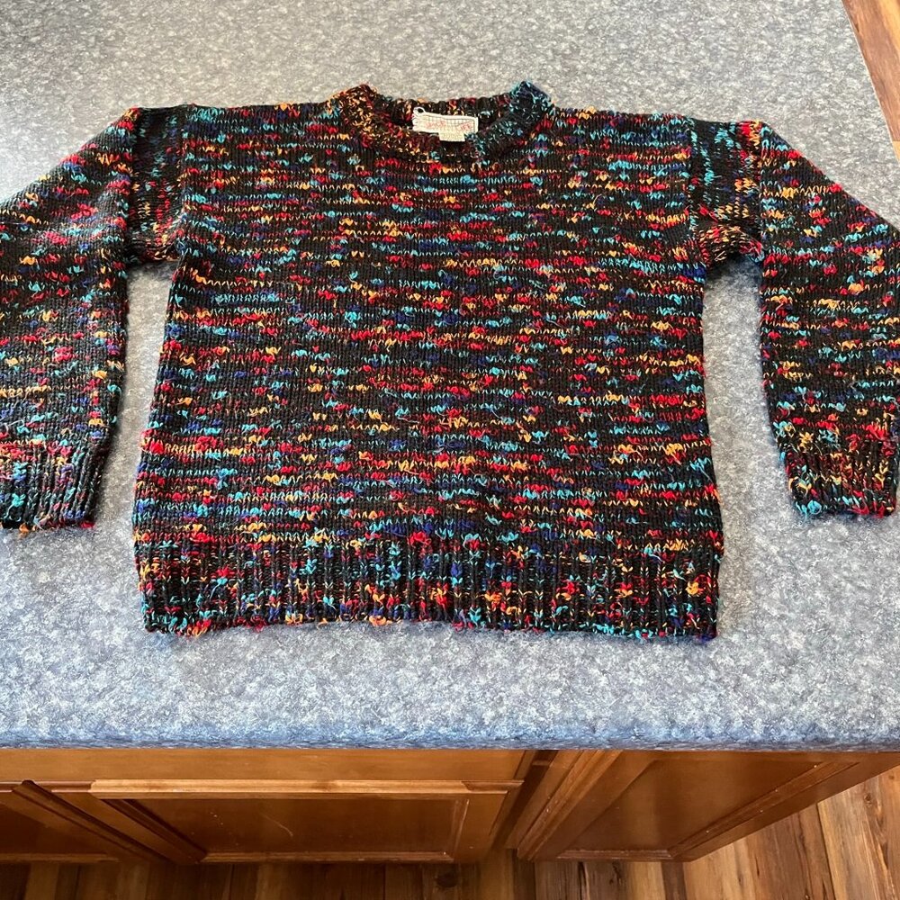 VINTAGE SPICE OF LIFE multi-color sweater - Medium